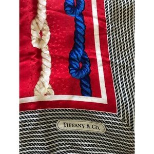 Tiffany & Co. 100% Silk Scarf